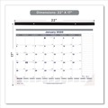 Calendars & Planners | Blueline C177847 12-Month (Jan to Dec): 2026 22 in. x 17 in. Net Zero Carbon Monthly Desk Pad Calendar - White/Gray/Blue Sheets, Black Binding image number 1