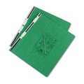Office Jansan | ACCO A7054076A PRESSTEX 14.88 in. x 11 in. 6 in. Capacity 2 Posts Post Binders with Storage Hooks - Dark Green image number 0