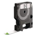 Labels | DYMO 18444 0.5 in. x 18 ft. Rhino Permanent Vinyl Industrial Label Tape - White/Black Print image number 2