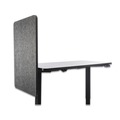 Office & Office Supplies | GN1 LUDM24361A 23.5 in. x 1 in. x 36 in. Polyester Desk Modesty Adjustable Height Desk Screen Cubicle Divider and Privacy Partition - Ash image number 2