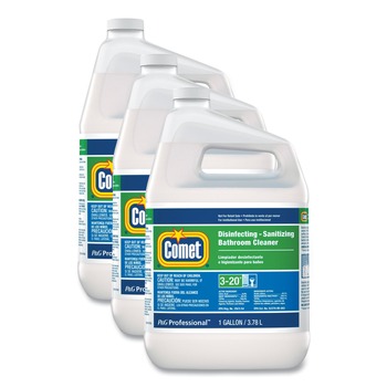 Comet 1 Gallon Bottle Disinfecting-Sanitizing Bathroom Cleaner (3/Carton)