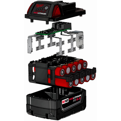 Milwaukee 48 11 1850 M18 Redlithium Xc 5 Ah Lithium Ion Extended Capacity Battery Cpo Outlets