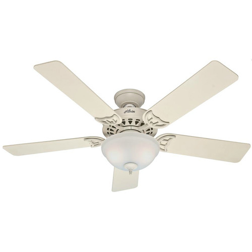 Ceiling Fans | Hunter 53173 Sonora 52 in. Traditional French Vanilla Bleached Oak Indoor Ceiling Fan with 2 Lights (Open Box) image number 0