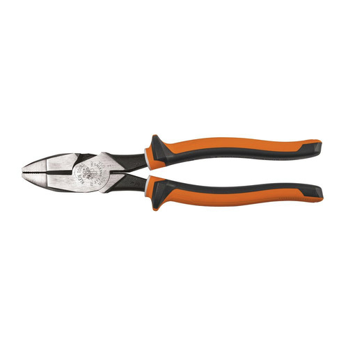 Pliers | Klein Tools 2139NEEINS 9 in. New England Nose Insulated Side Cutter Pliers with Knurled Jaws image number 0