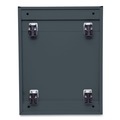 Office Carts & Stands | Alera ALEPBFFCH 14.96 in. x 19.29 in. x 27.75 in. 2 Legal/Letter-Size File Drawers Left or Right File Pedestal with Full-Length Pull - Charcoal image number 3