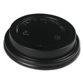 Cups and Lids | Boardwalk BWKHOTBL1020 Hot Cup Lids for 10 oz. to 20 oz. Hot Cups - Black (1000/Carton) image number 0