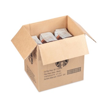 Starbucks 12411962 1 lb Bag Coffee - Pike Place Decaf (6/Carton)