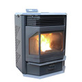 Space Heaters | Cleveland Iron Works F500210 52,000 BTU BayFront Pellet Stove image number 1