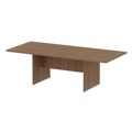  | Alera ALEVA719642WA 94.5 in. x 41.38 in. x 29.5 in. Valencia Series Conference Rectangle Table - Modern Walnut image number 1