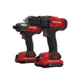 Combo Kits | Factory Reconditioned Craftsman CMCK200C2R 20V Variable Speed Lithium-Ion 1/2 in. Cordless Drill Driver and 1/4 in. Impact Driver Combo Kit with 2 Batteries (1.3 Ah) image number 1