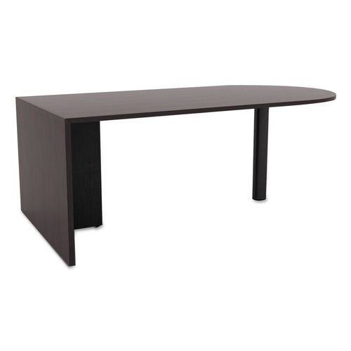 Office & Office Supplies | Alera ALEVA277236ES Valencia Series 71 in. x 35.5 in. x 29.63 in. D-Top Desk - Espresso image number 0