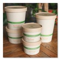 Food Trays, Containers, and Lids | World Centric BOLPA8K 3.6 in. Diameter Paper Lids for Bowls - Brown (500/Carton) image number 1