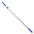 Cleaning Tools | Gritt Commercial GRI1066F3PK 3.5 ft. to 6 ft. Telescopic Aluminum Extension Pole with Click/Lock Adapter Cone - Blue/Silver (3/Pack) image number 4
