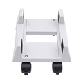  | Innovera IVR54001 8.75 in. x 10 in. x 5 in. Mobile CPU Stand - Light Gray image number 1