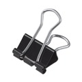 Customer Appreciation Sale - Save up to $60 off | Universal UNV10200 Binder Clips - Small, Black/Silver (1 Dozen) image number 1