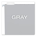 Office Jansan | Pendaflex 81604 1/5-Cut Tabs Letter Size Colored Hanging Folders - Gray (25/Box) image number 1
