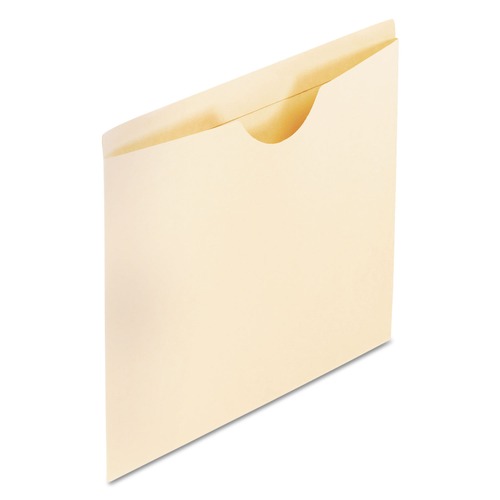 File Jackets & Sleeves | Pendaflex 22000EE Manila Reinforced File Jackets, 2-Ply Straight Tab, Letter Size, Manila, 100/box image number 0