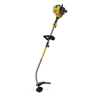 STRING TRIMMERS | Dewalt DXGST227CS 27cc 17 in. Gas Curved Shaft String Trimmer with Attachment Capability
