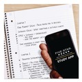 Bulk Savings Pricing 2 | Five Star 72057 11 x 8.5 Sheets (100) Wirebound 1-Subject Medium/College Rule Notebook - Black Cover image number 3