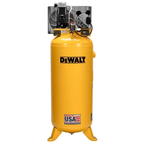 Air Compressors | Dewalt DXCM602A.COM 3.7 HP 60 Gallon Single-Stage Stationary Vertical Air Compressor with Monitoring System image number 0