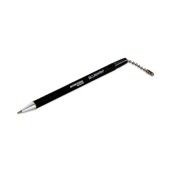 CONTROLTEK Medium 1 millimeter Replacement Antimicrobial Ballpoint Counter Pen - Black