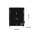 Office Jansan | Papernet 419483 11.8 x 9.8 x 14.2 Hy Tech Automatic Towel Dispenser - Black (1/Carton) image number 4