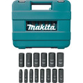 Socket Sets | Makita A-96372 14 Pc 1/2 in. Drive 6-Point Deep Well Impact Socket Set image number 0
