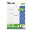 Office Jansan | Rediform S1657NCL 6.88 in. x 2.75 in. 3-Part Carbonless Durable Hardcover Numbered Money Receipt Book image number 1
