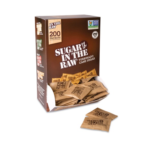  | Sugar in the Raw 4480050319 0.2 oz. Sugar Packets (200/Box) image number 0