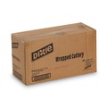 Office Jansan | Dixie PFH53C Individually Wrapped Heavyweight Plastic Forks - Black (1000/Carton) image number 5