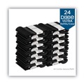 Cutlery | Dixie SSPSH51 SmartStock Series-O 6 in. Heavyweight Plastic Cutlery Spoons Refill - Black (40 Pack, 24 Packs/Carton) image number 1