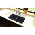 Kitchen Sinks | Elkay ELGU3322GY0 Quartz Undermount 33 in. x 18-1/2 in. Equal Double Bowl Sink (Dusk Gray) image number 1