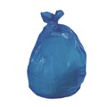 Office Jansan | Heritage A6043PX 30 in. x 43 in. 30 gallon 1.3 millimeter Biohazard Infectious Waste Flat Pack Healthcare Biohazard Printed Can Liners - Blue (200/Carton) image number 4