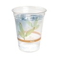 Cups and Lids | Dart RTP12BARE 12 oz. - 14 oz. Bare Eco-Forward RPET Leaf Design Squat Cold Cups - Clear (50/Pack) image number 3