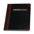 Office Jansan | Boorum & Pease L21-150-R 10.38 x 8.13 Sheets Data/Lab-Record Format Laboratory Notebook - Black/Red Cover image number 0