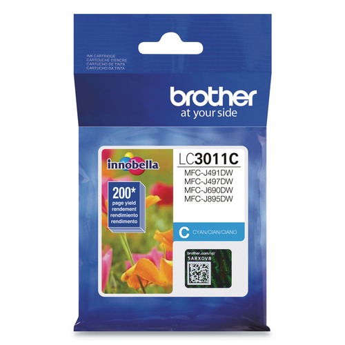 Bulk Savings Pricing 1 | Brother LC3011C 200 Page-Yield Ink - Cyan image number 0