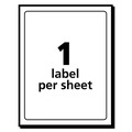 Office Jansan | Avery 05454 4 in. x 6 in. Removable Multi-Use Labels for Inkjet/Laser Printers - White (40/Pack) image number 2