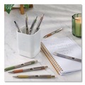 Pens | Zebra 27304 F-301 Signature Series Fine 0.7 mm. Retractable Ballpoint Pen - Black Ink/Assorted Earthy Tones Barrel (4/Pack) image number 5