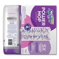 Cleaning & Janitorial Supplies | Swiffer 80734047 25.3 oz PowerMop Cleaning Solution and Pads Refill Pack - Lavender (4/Carton) image number 1
