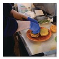Cleaning Gloves | Ammex ACNPF42100 9.5 in. Long 3 mil Thick Powder-Free Nitrile Exam Gloves - Small, Blue (1000/Carton) image number 5