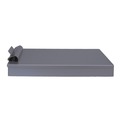 Office Jansan | Saunders 11017 Redi-Rite 1 in. Clip Capacity Holds 8.5 in. x 11 in. Sheets Aluminum Storage Clipboard - Silver image number 2