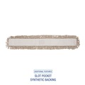 Mops | Boardwalk BWK1048 48 in. x 3 in. Cotton Dust Mop Head - White image number 3