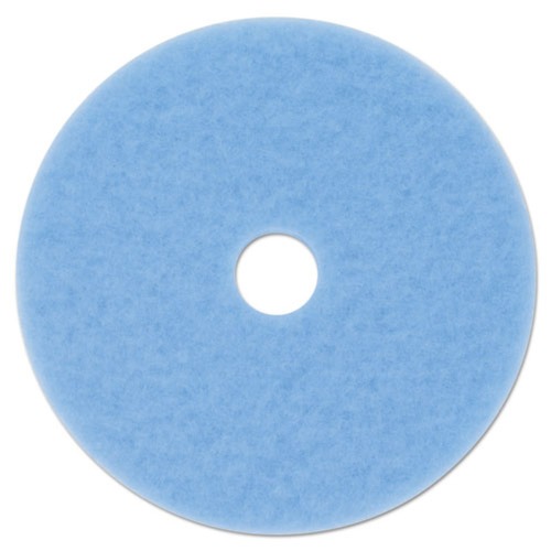  | 3M 3050 20 in. Diameter 3050 Hi-Performance Burnish Pad - Sky Blue (5/Carton) image number 0