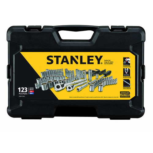Stanley STMT71652 123-Piece 1/4 in. and 3/8 in. Drive Mechanic's Tool Set image number 0