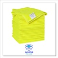 Cleaning Cloths | Boardwalk 2164039 16 in. x 16 in. Microfiber Cleaning Cloths - Yellow (24/Pack) image number 3