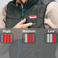 Early Access Presidents Day Sale | Makita DCV200ZL 18V LXT Li-Ion Heated Vest (Vest Only) - Large image number 4