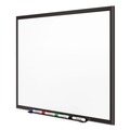Labor Day Sale! Save $30 off $199! | Quartet 2543B 36 in. x 24 in. Classic Series Porcelain Magnetic Dry Erase Board - White Surface, Black Aluminum Frame image number 3