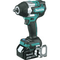 Impact Wrenches | Makita XWT17T 18V LXT Brushless Lithium-Ion 1/2 in. Cordless Square Drive Mid-Torque Impact Wrench with Friction Ring Kit with 2 Batteries (5 Ah) image number 1