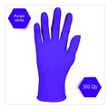 Disposable Gloves | Ansell 50603 6 mil Thick 12 in. Long Powder-Free PURPLE NITRILE Exam Gloves - Large, Purple (500/Carton) image number 3