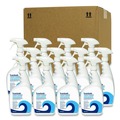Laundry Detergent | Boardwalk BWK4852 32 oz Liquid Laundry Stain Remover - Fresh and Clean Scent (6/Carton) image number 0